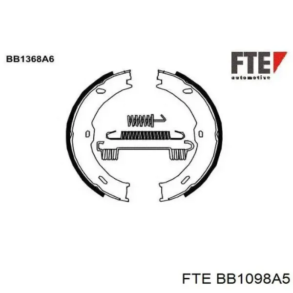 Juego de zapatas de frenos, freno de estacionamiento Opel Astra 51, 52, F35, M35
