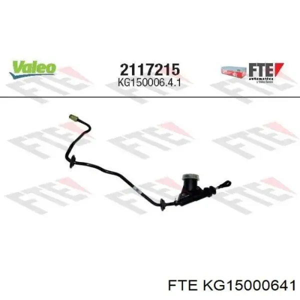 Cilindro maestro de embrague KG15000641 FTE