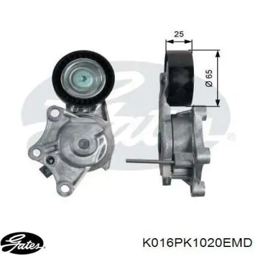 Correa de transmisión 1678169480 Peugeot/Citroen
