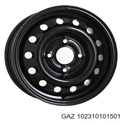 Ruedas De Acero (Estampado) GAZ 102310101501