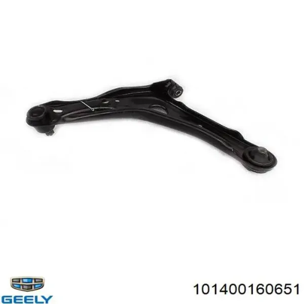 Brazo inferior derecho de la suspensión delantera 101400160651 Geely