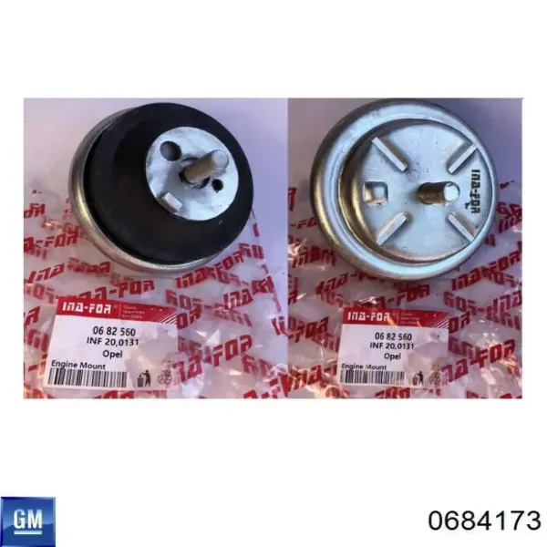 Soporte de motor, Izquierda / Derecha 0684173 General Motors