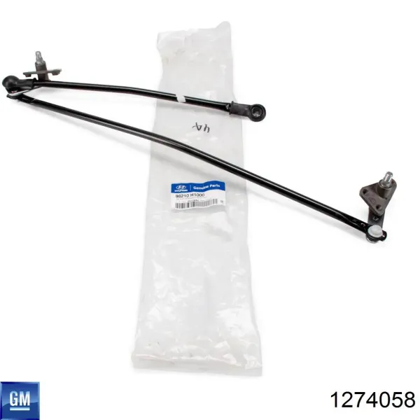 Varilla de limpiaparabrisas 1274058 General Motors