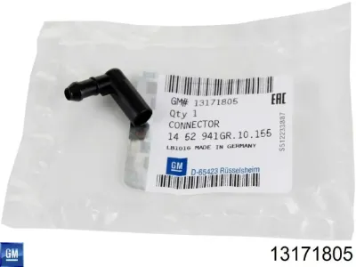 Válvula de retención del lavaparabrisas GM 13171805
