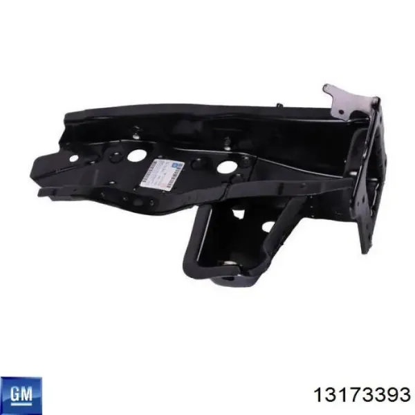 Larguero delantero izquierdo del bastidor 13173393 General Motors