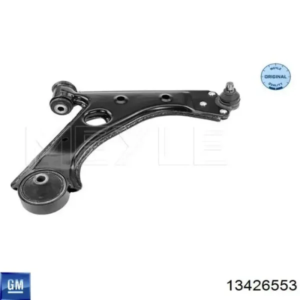Brazo inferior derecho de la suspensión delantera 13426553 General Motors