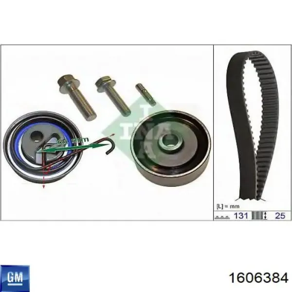 Kit de distribución 1606384 General Motors