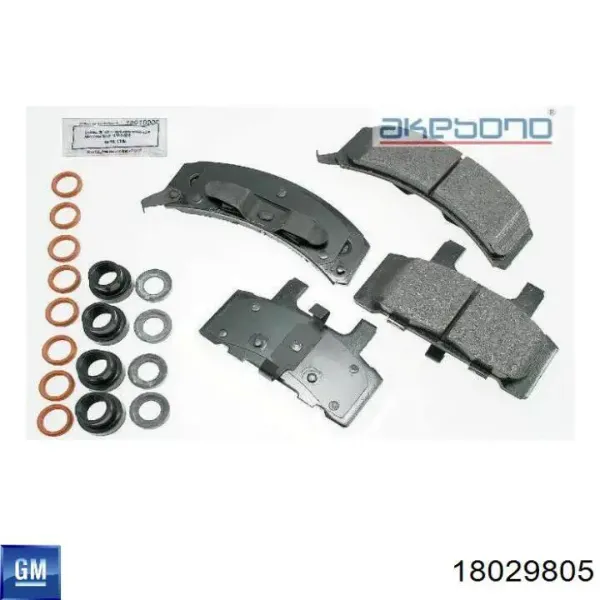 Pastillas de freno 18029805 General Motors