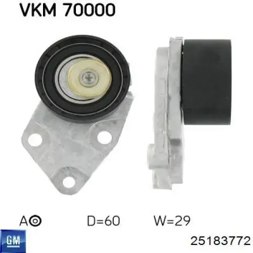 Tensor correa distribución 25183772 General Motors