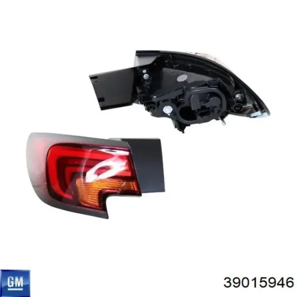 Piloto trasero exterior derecho 39015946 General Motors