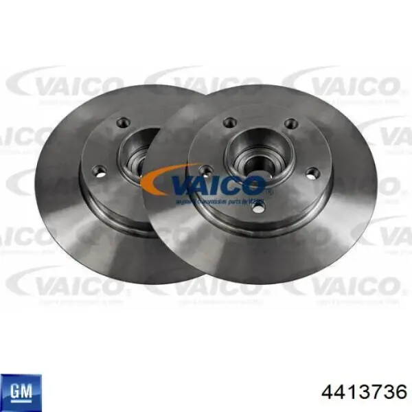 Disco de freno trasero Renault Trafic 2 FL