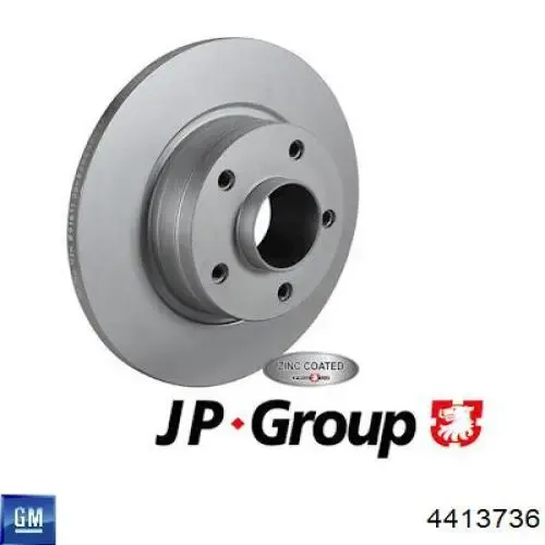 Disco de freno trasero Renault Trafic 2 FL