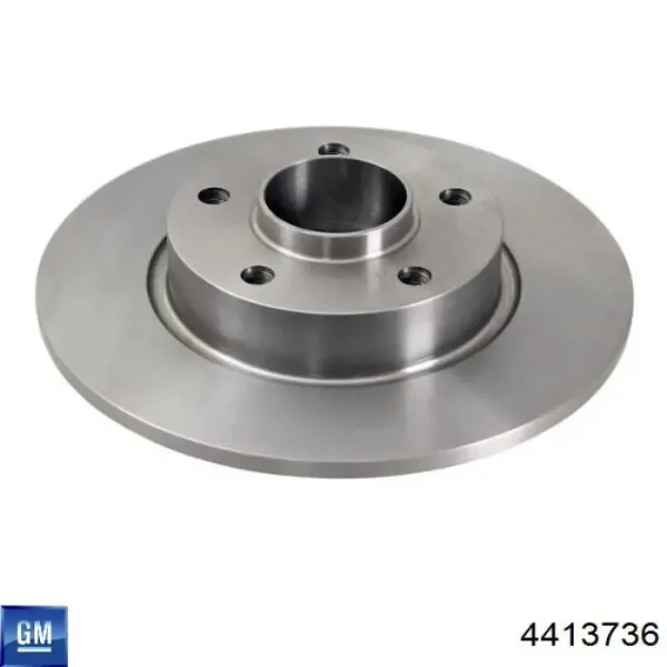 Disco de freno trasero Renault Trafic 2 FL