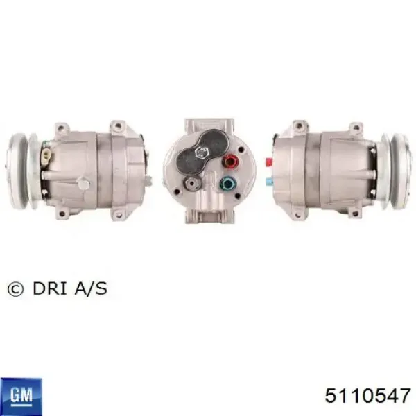 Compresor de aire acondicionado 5110547 General Motors