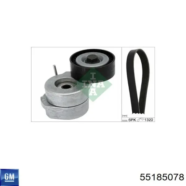 Correa de alternador 55185078 General Motors