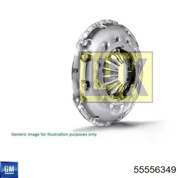 Plato de presión del embrague Opel Astra 51, 52, F35, M35