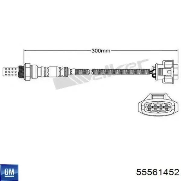 Sonda lambda 55561452 General Motors