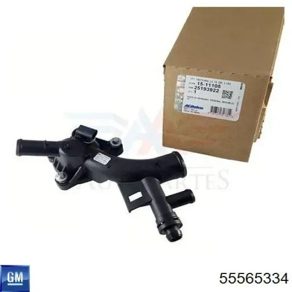Brida del sistema de refrigeración (triple unión) 55565334 General Motors