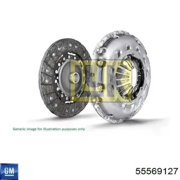 Disco de embrague 55569127 General Motors