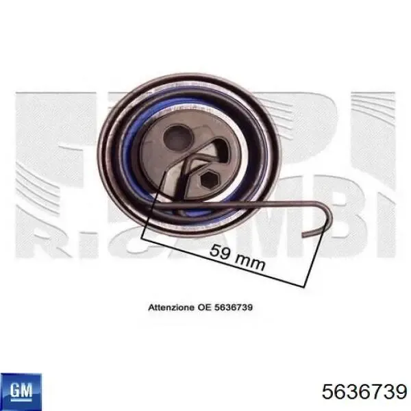 Tensor correa distribución 5636739 General Motors