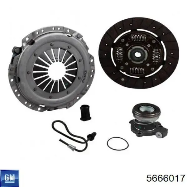 Plato de presión del embrague Opel Astra 51, 52, F35, M35