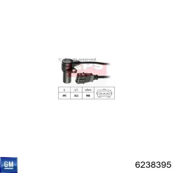 Generador de impulsos, cigüeñal  General Motors 6238395 precio, desde