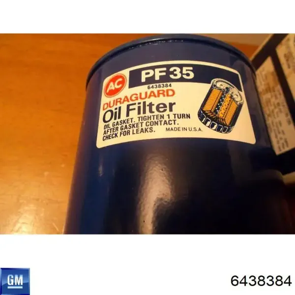 Filtro de aceite 6438384 General Motors