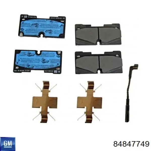 Pastillas de freno 84847749 General Motors