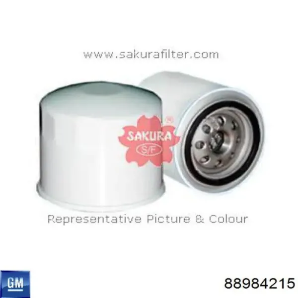 Filtro de aceite 88984215 General Motors