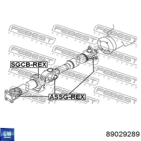 Cruceta 89029289 General Motors
