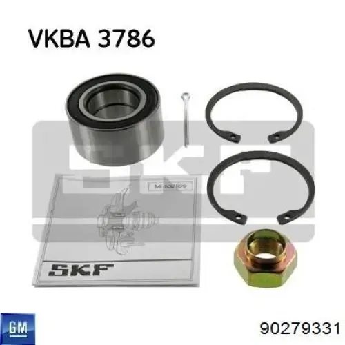 Cojinete de rueda delantero Opel Astra 51, 52, F35, M35