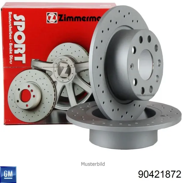 Disco de freno trasero Opel Astra 51, 52, F35, M35