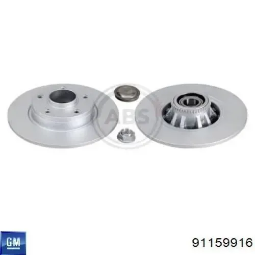 Disco de freno trasero Renault Trafic 2 FL