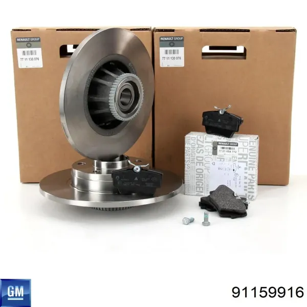 Disco de freno trasero Renault Trafic 2 FL