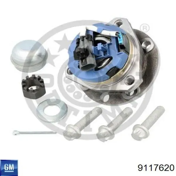 Buje de rueda delantero 9117620 General Motors