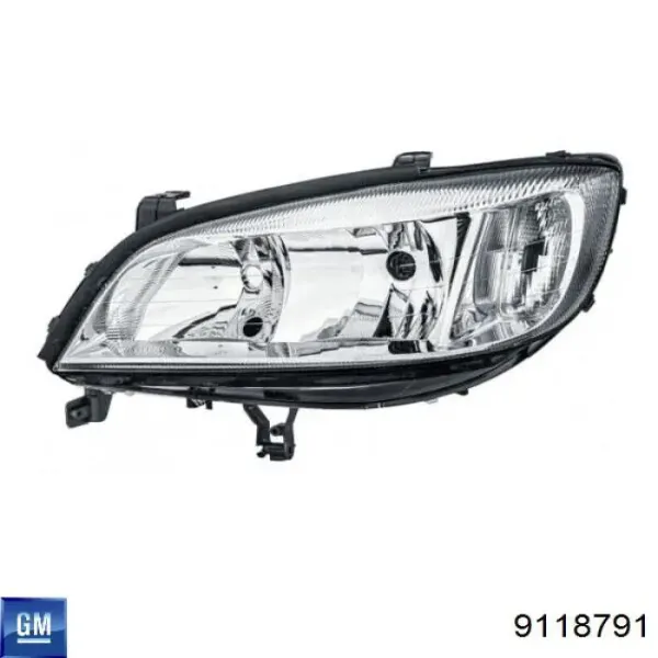 Faro izquierdo 9118791 General Motors