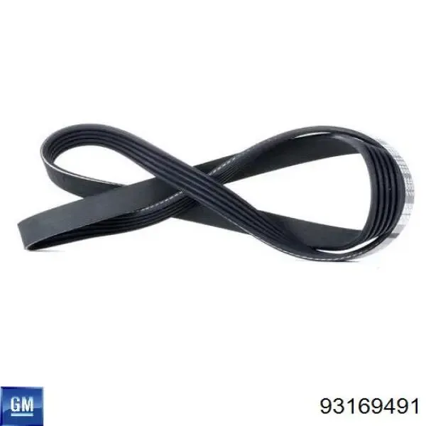 Correa de alternador 93169491 General Motors