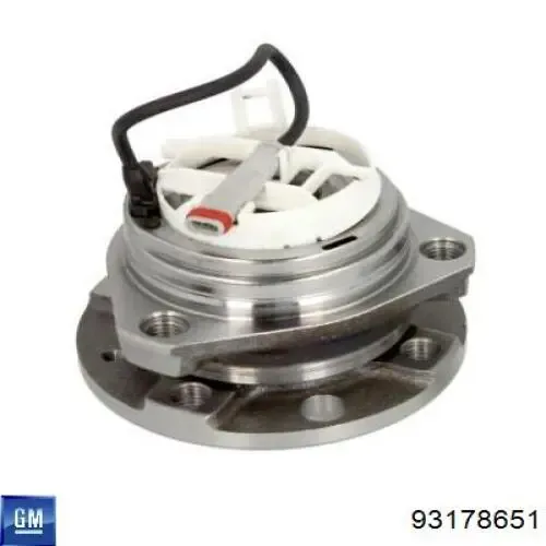 Buje de rueda delantero 93178651 General Motors