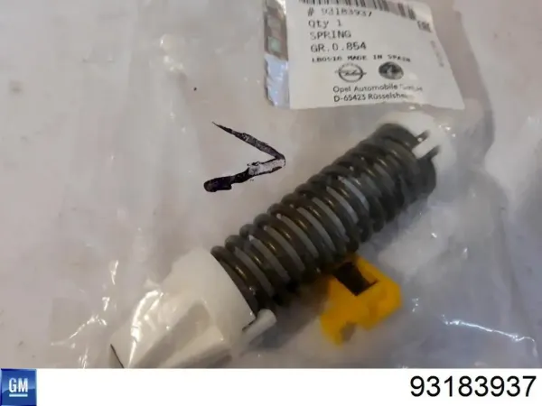 Resorte del pedal de embrague 93183937 General Motors