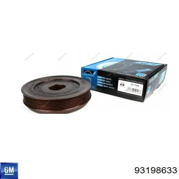 Polea de cigüeñal 93198633 General Motors