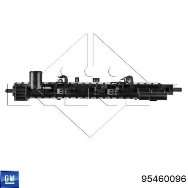 Radiador 95460096 General Motors