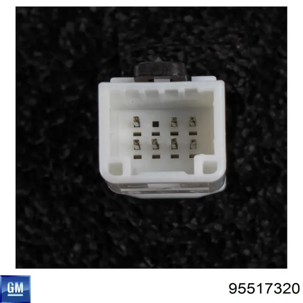 Espejo de retrovisor derecho 95517320 General Motors