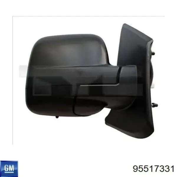 Cubierta De Espejo Retrovisor Derecho 95517331 General Motors