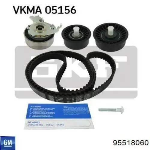 Kit correa de distribución Opel Astra F69