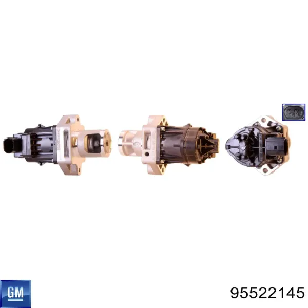 Válvula EGR 95522145 General Motors