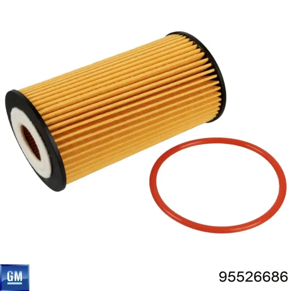 Filtro de aceite 95526686 General Motors