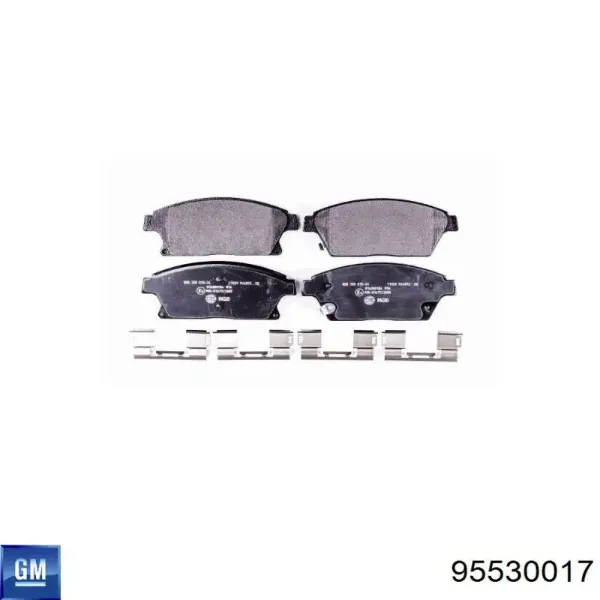 Pastillas de freno 95530017 General Motors