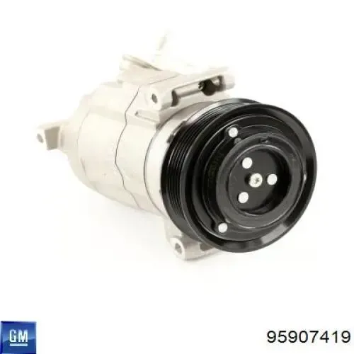 Compresor de aire acondicionado 95907419 General Motors