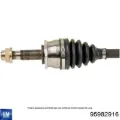 Semieje delantero derecho Chevrolet Aveo T300