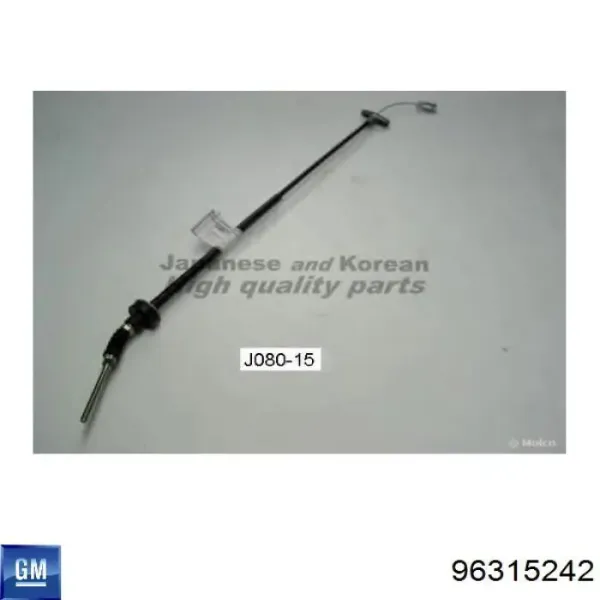 96315242 General Motors Cable de accionamiento del embrague